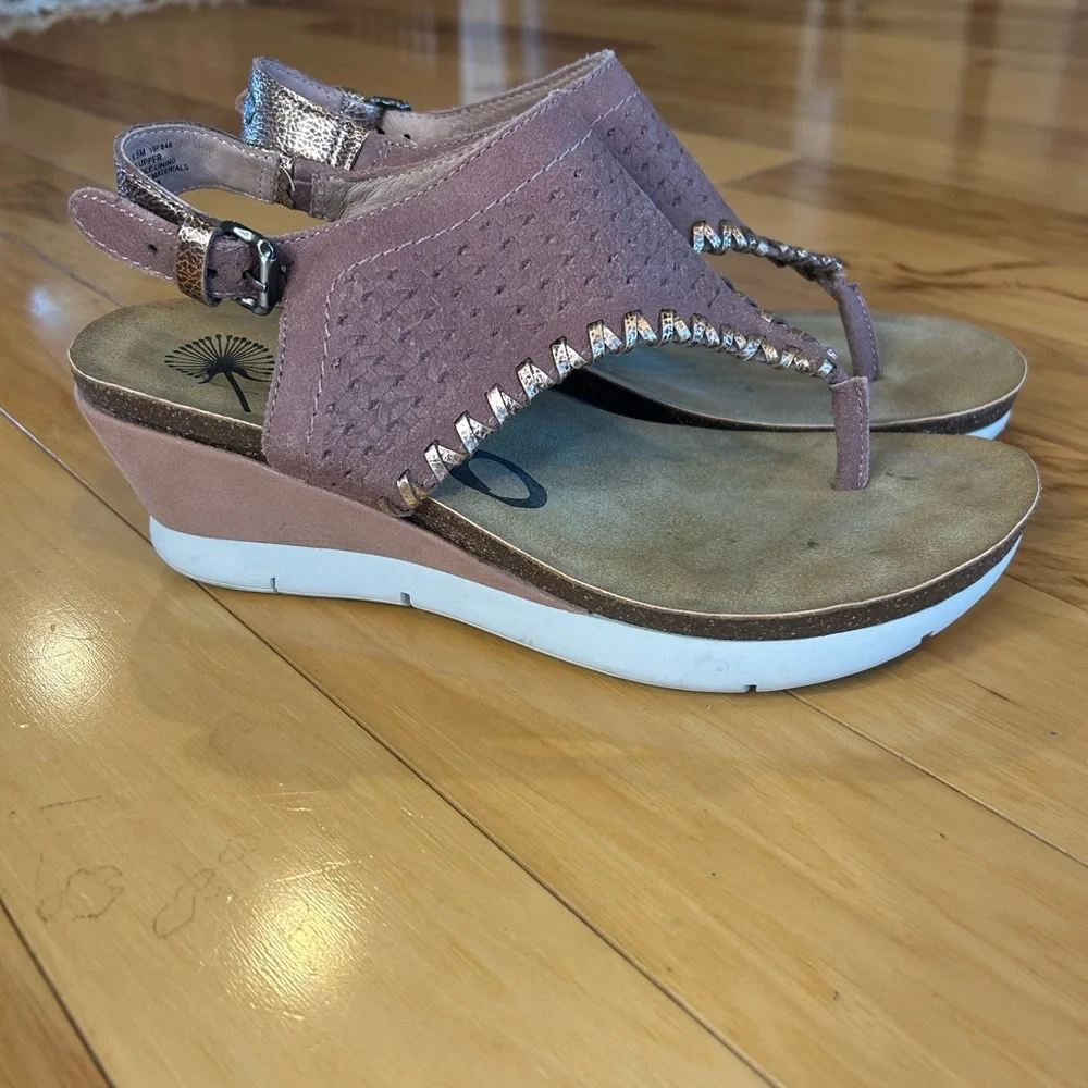 OTBT Meditate Stylish Pink Wedge Women’s  Sandals